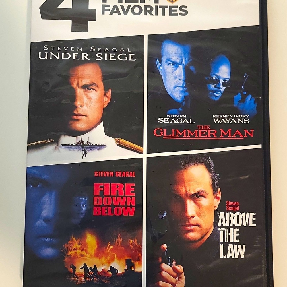 Warner Bros 4 Film Favorites DVD 2018 Widescreen R Steven Seagal Action Set